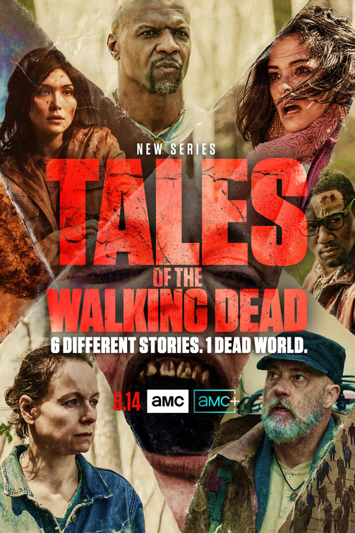 Parker Posey, Anthony Edwards, Terry Crews, Samantha Morton, Jessie T. Usher, and Daniella Pineda in Tales of the Walking Dead (2022)